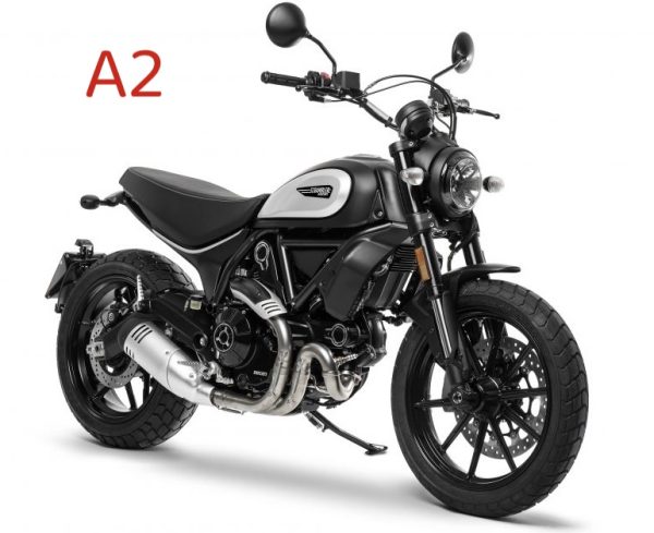 Moto Ducati Scrambler 800 Icon Dark A2- Maspalomas - Hire Ducati Gran Canaria